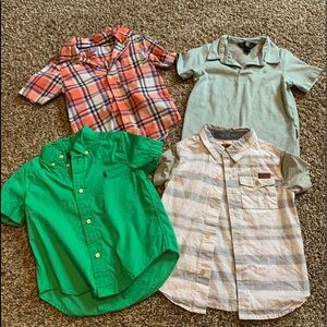 Bundle of 4 boys polo shirts